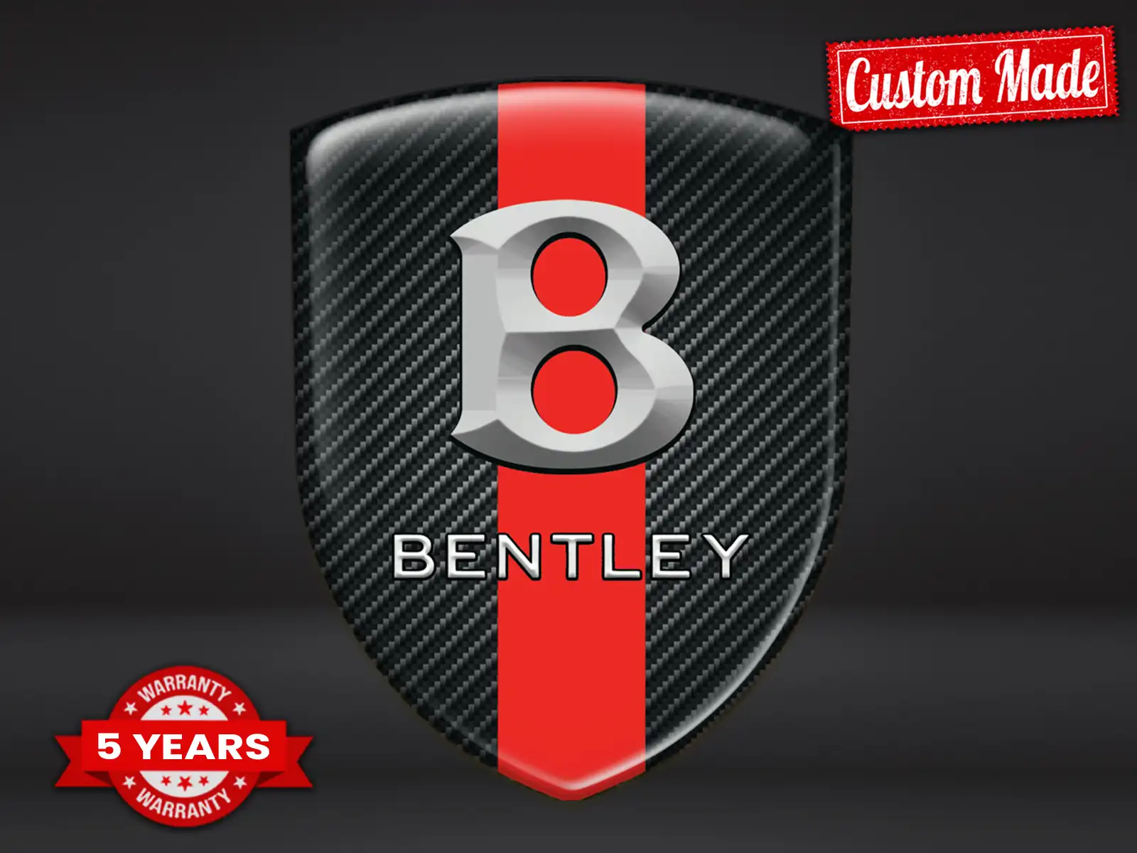 Bentley Decalcomanie Lunotto Furgoni Lusso Universale Moderni